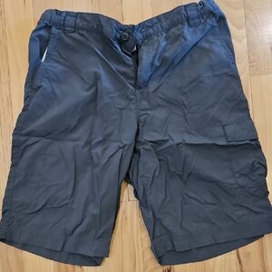 Columbia Kid's L Dark Gray Cargo Shorts